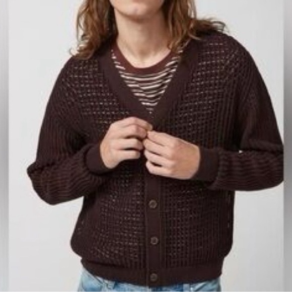 BDG Other - BDG Urban Outfitters Unisex Beach Cardigan S Brown NWOT